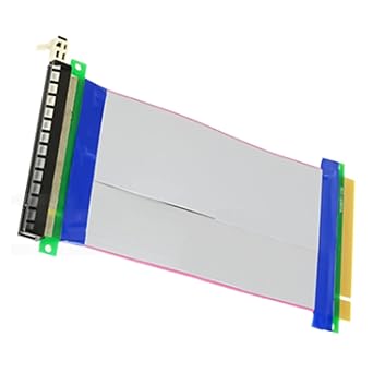 PCI-E Express 16X to 16X Male to Female Slot Riser Card Extension Ribbon Cable 15cm