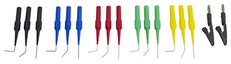 Lisle 64900 17-Piece Back Probe and Alligator Clip Set