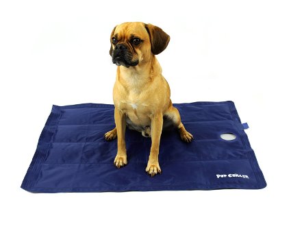 PlayaPup Pup Chiller Cooling Mat Pressure Activated Non-Toxic Gel Blue