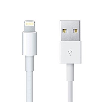 iPhone 6 Charge Cable - White Cord for Sync and Charging [High Speed]