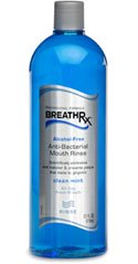 BreathRx Anti-Bacterial Mouth Rinse (33oz Bottle)
