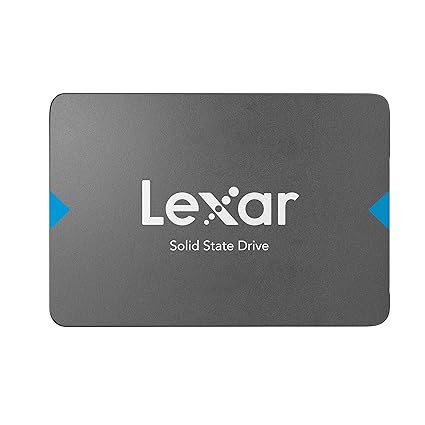 Lexar 480GB 2.5” SATA III Internal SSD, Up to 550MB/s Read (LNQ100X480G-RNNNG)