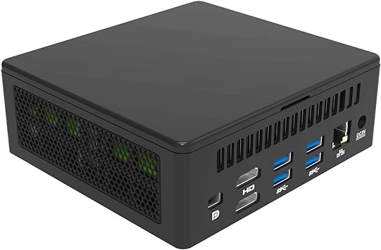 Mini PC Windows 11 or Linux Ubuntu, Intel Core I3 1115G4, Desktop Computer, BA04, AC WiFi BT, Type-C Thundbolt 4.0 USB 4.0, Mini DP 8K, 2 x HDMI, 4 Display Output Support, 16G RAM 512G 1TB HDD