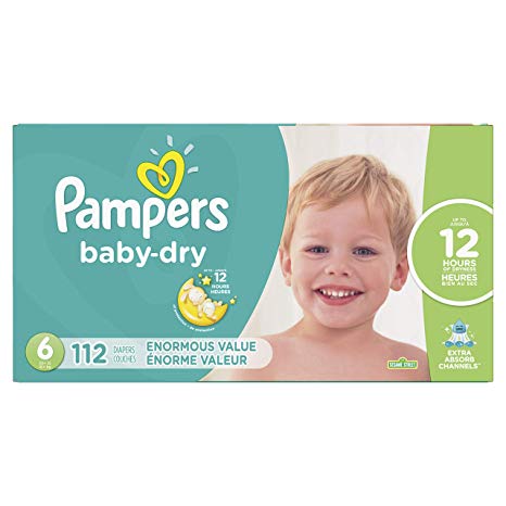 Pampers Baby Dry Diapers Size 6 112 Count