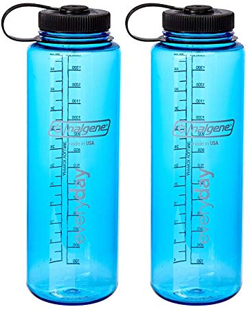 Nalgene HDPE 48oz Silo Wide Mouth BPA-Free Water Bottle