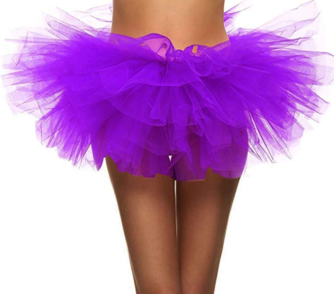 Toppers Women's Tutu Skirt 3,4,5 Layered Party Dress-Up Ballet Tulle Tutu Skirt