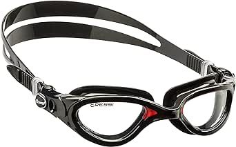 Cressi Flash Goggles - Separate Eyepiece Swimming Goggles with Fogproof, Scratchproof, Anti-UV Lenses, One Size