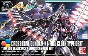 XM-X1 Crossbone Gundam X-1 Full Cloth (Type.GBFT): 1/144 High Grade Gundam Build Fighters Try Model Kit (HGBF #035-57720)