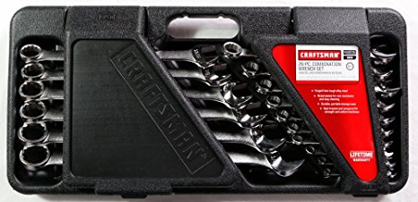 Craftsman 9-46935 26 Piece 12 Point Combination Wrench Set