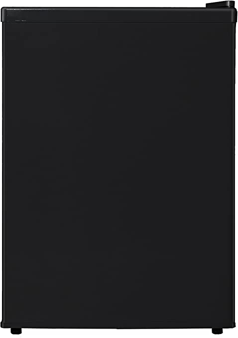 Midea WHS-87LB1 Compact Reversible Single Door Refrigerator and Freezer, 2.4 Cubic Feet, Black