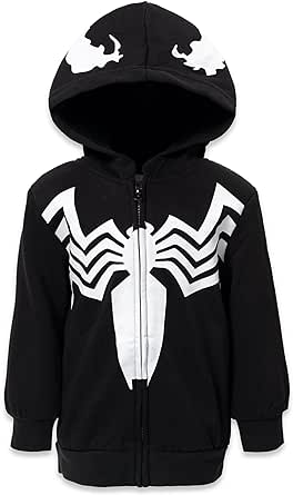 Marvel Spider-Man Spider-Verse Venom Zip Up Hoodie Toddler to Big Kid