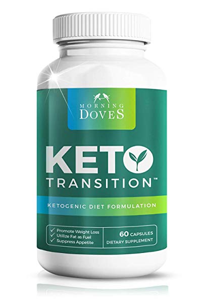 Morning Doves Keto Pills :: Keto Supplement with BHB :: cGMP Compliant Food Grade :: Exogenous Ketone Supplement Optimally Formulated for Transition to Ketosis