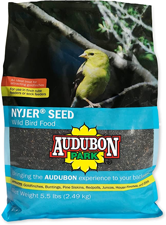 Audubon Park 12222 Nyjer/Thistle Seed Wild Bird Food, 5.5-Pounds