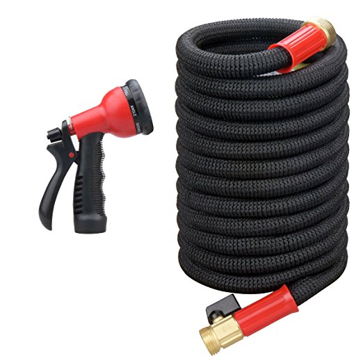 DUSICHIN DUC-050 Expandable Garden Hose, High Pressure Water Sprayer Nozzle(50 feet)