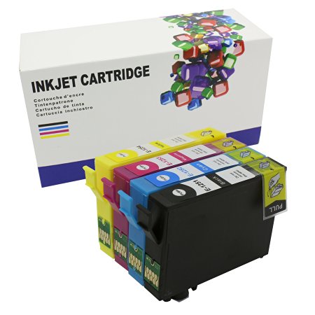 Hi Ink Compatible Ink Cartridges Replacement for Epson 125 (4 Pack)