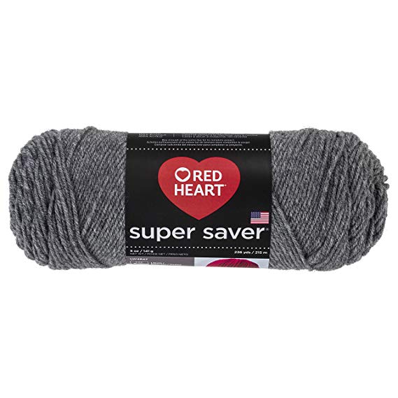 Coats: Yarn Red Heart E300.0400 Super Saver Economy Yarn, Grey Heather