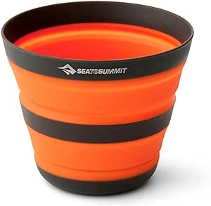 Sea to Summit Frontier Ultralight Collapsible 12 Ounce Camp Cup, Puffins Bill Orange