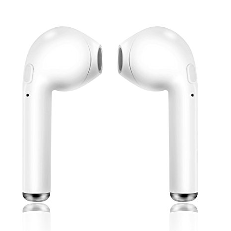 Bluetooth Earbuds, Wireless Headphones Headsets Stereo In-Ear Earpieces Earphones With Noise Canceling Microphone for iPhone X 8 8plus 7 7plus 6S Samsung Galaxy S7 S8 IOS Android Smart Phones