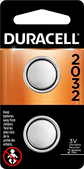 Duracell - 2032 3V Lithium Coin Battery - long lasting battery - 2 count