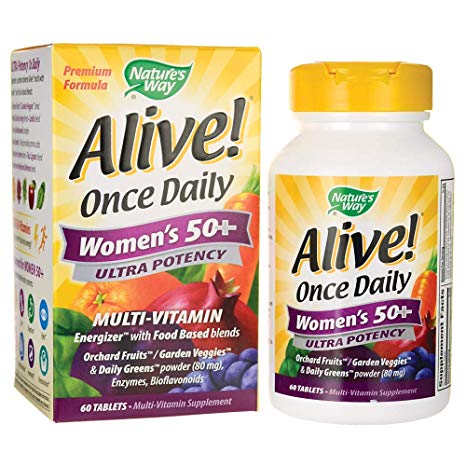 Nature's Way Alive! Once Daily Women's 50 Plus Ultra Potency - 60 Tablets