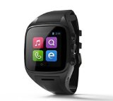 PowerLead Sw3 PL-M7 Newest Smart Watch Phone Android 422 OS Dual-core CPU 3GGSMWCDMA 154 Inch IPS Capacitive Screen Sports Pedometer Smartwatches Heart Rate Monitor GPS Waterproof 50 MP Camera BluetoothWatch phoneBlack