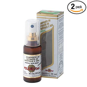 2 Pack of Polenectar Propolis Extract with Honey in Spray Form