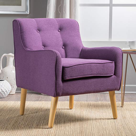 Christopher Knight Home 300570 Felicity Arm Chair, Purple