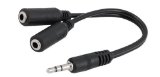 35mm Audio Y Splitter Cable for Speaker and Headphones