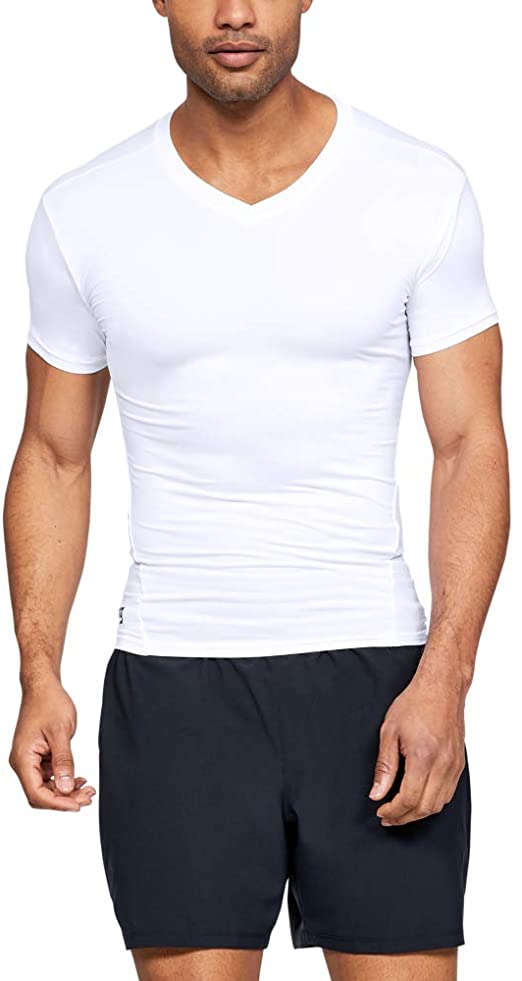 Under Armour Men's HeatGear Tactical V-Neck Compression Short Sleeve T-Shirt