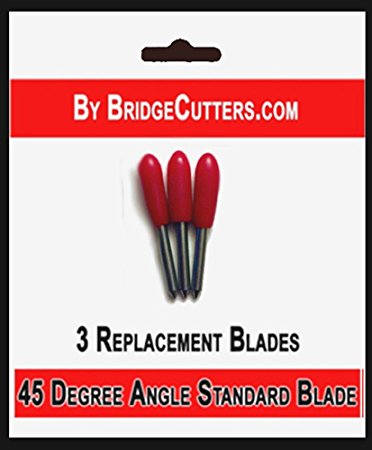 Bridge Cutters Replacement Cutting Blades Type for Cricut Cutting Machines, 3 blades