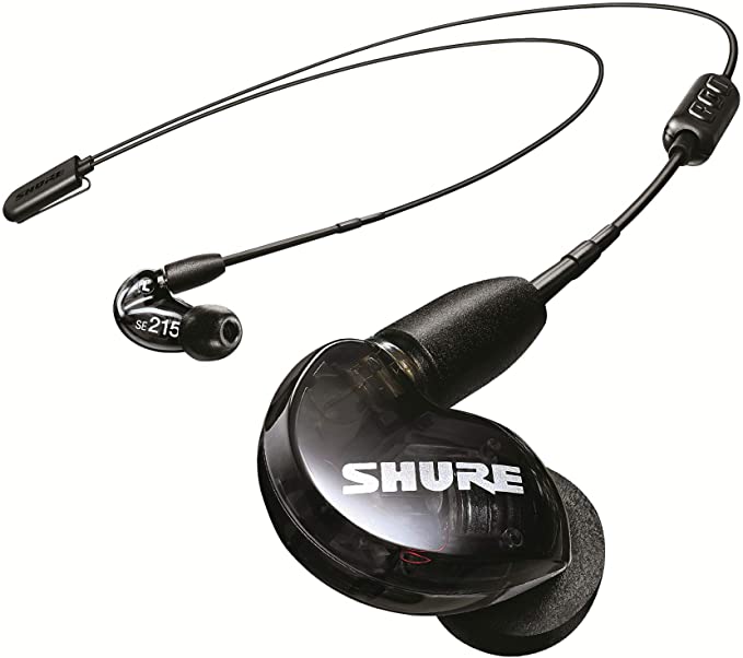 Shure SE215 Wireless Earphones with Bluetooth 5.0, Sound Isolating, Black