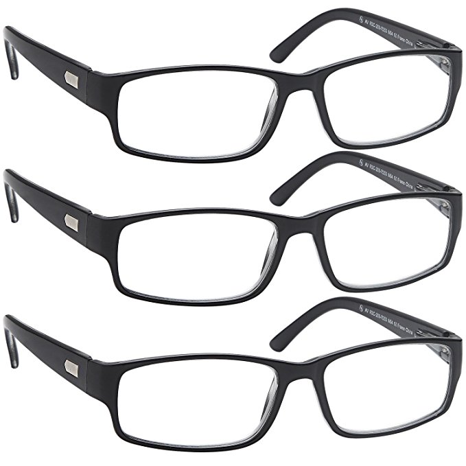 ALTEC VISION Multiple Packs of Fashion Readers Reading Glasses for Men and Women