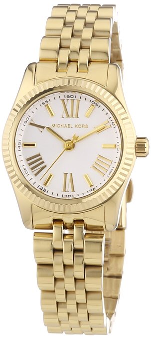 Michael Kors MK3229 Women's Quartz Analogue Watch-Stainless Steel Strap-Gold Plated