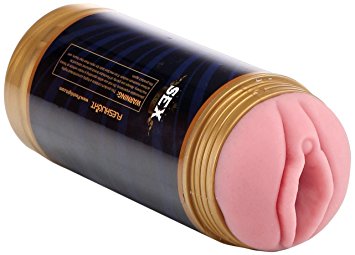 Fleshlight Sex in a Can Lady Lager Realistic Male Masturbator Sex Toy, 8 Ounce