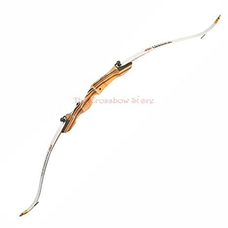 PSE Razorback 62" Takedown Recurve Bow Right Hand Walnut, Burma White, and Beech Wood Riser Maple and Fiberglass Limbs