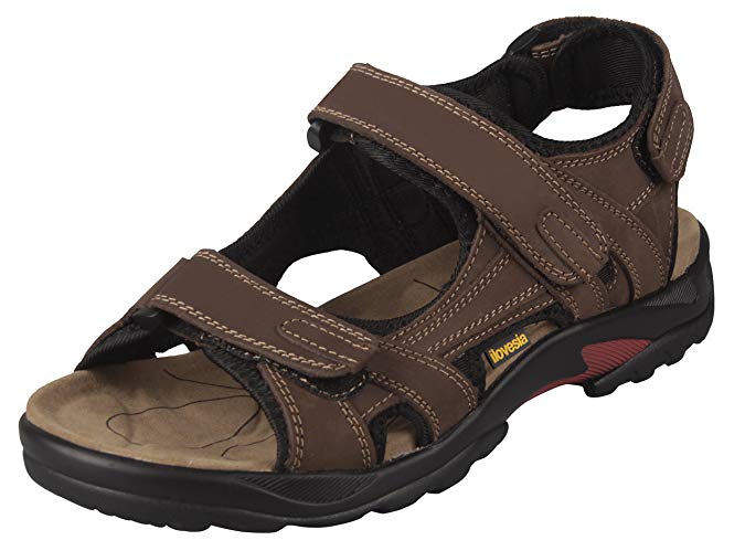 iLoveSIA Mens Leather Sandals Athletic and Outdoor Shoes