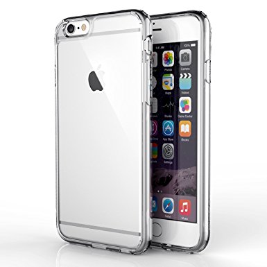 MoKo iPhone 6s Case - Halo Series Back Cover with TPU Cushion Technology Corners   Clear Back Panel Bumper Case for Apple iphone 6 / 6S (2014 / 2015) 4.7 Inch Smart Phone , Crystal CLEAR