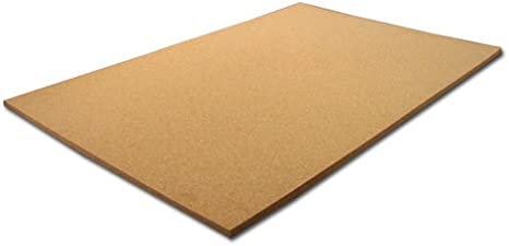Cleverbrand Cork Sheet - 24" Wide X 36" Long X 1/8" Thick