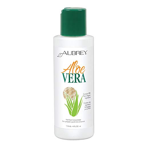 Aubrey Aloe Vera | 98% Organic Ingredients | Made with IASC-Certified Pure Aloe | Gentle Hydration for Face & Body | Great for Sun Exposed Skin | 4oz