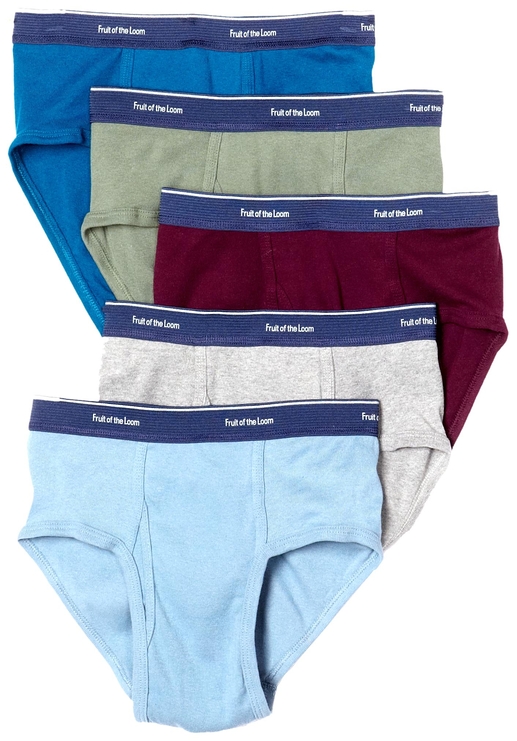 Fruit of the Loom Mens  Low Rise Brief - Colors May VaryPack of 5