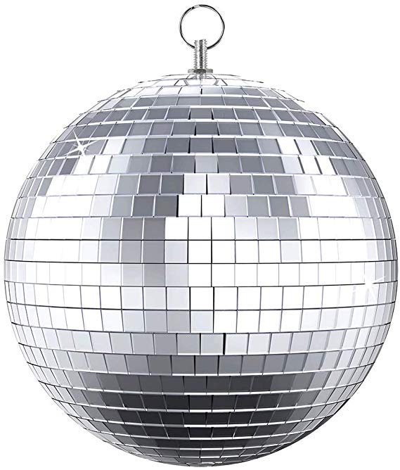 Kangaroo 8" Disco Ball, Mirror Ball for Retro Parties, Room Decor, New Years Celebrations