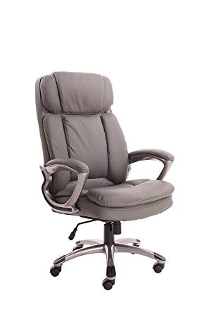 Serta CHR200057 Executive Chair, Big And Tall, Opportunity Gray