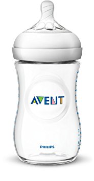 Philips Avent Natural Baby Bottle, Clear, 9oz, 1pk, SCF013/17