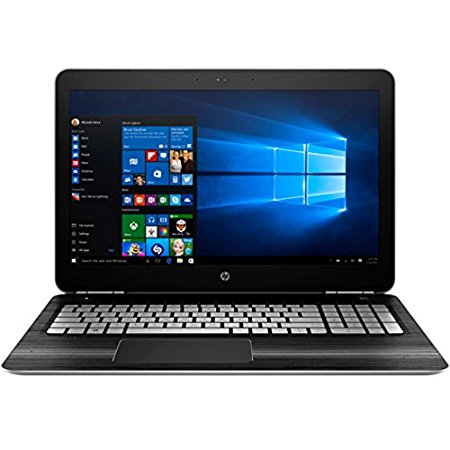 CUK HP Pavilion 15 Cheap Gaming Notebook (Intel i7-7700HQ, 16GB DDR4 RAM, 128GB SSD   1TB HDD, NVIDIA GTX 1050 4GB, 15.6" Full HD IPS, Windows 10) Thin Music Production Laptop