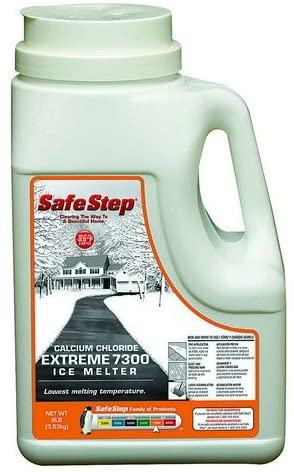 Safe Step Extreme 7300 Calcium Chloride Ice Melter Jug Melts Down To - 25 F / - 32 C 8 Lbs.