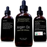 Virgin Argan Oil - 100 Pure Argan Oil For Hair Skin Face and Nails Cold-pressed USDAEco-certified Organic Highest Quality Moroccan Oil - Satisfaction Guaranteed 1oz