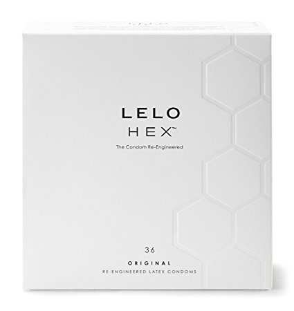 LELO Hex The Re-Engineered Luxury Condom, 36 Count