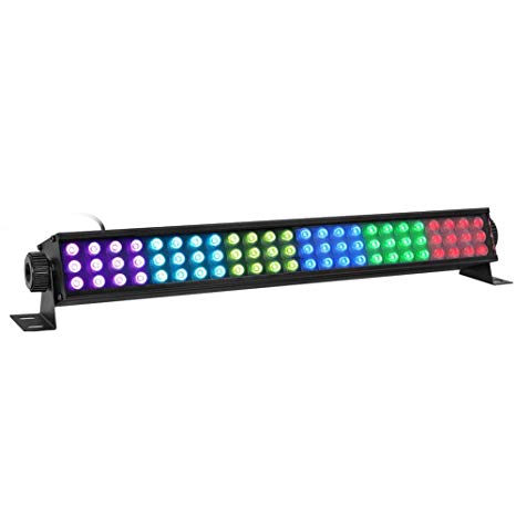 Stage Lights Bar, OPPSK 20’’ 25W 72LEDs RGB Wash Lights Bar DMX Control Auto Play Strobe Effects with Various Combinations for DJ Stage Lighting Club Wedding Party Supplies