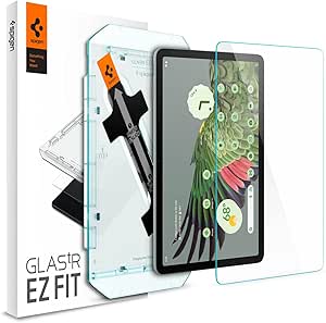 Spigen 1 Pack EZ Fit Glas.tR Slim Screen Protector for Google Pixel Tablet