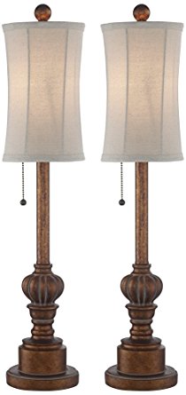 Bertie Tall Buffet Table Lamps - Set of 2
